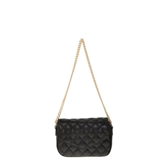 Black Quilted crossbody bag - Picture 4 of 6